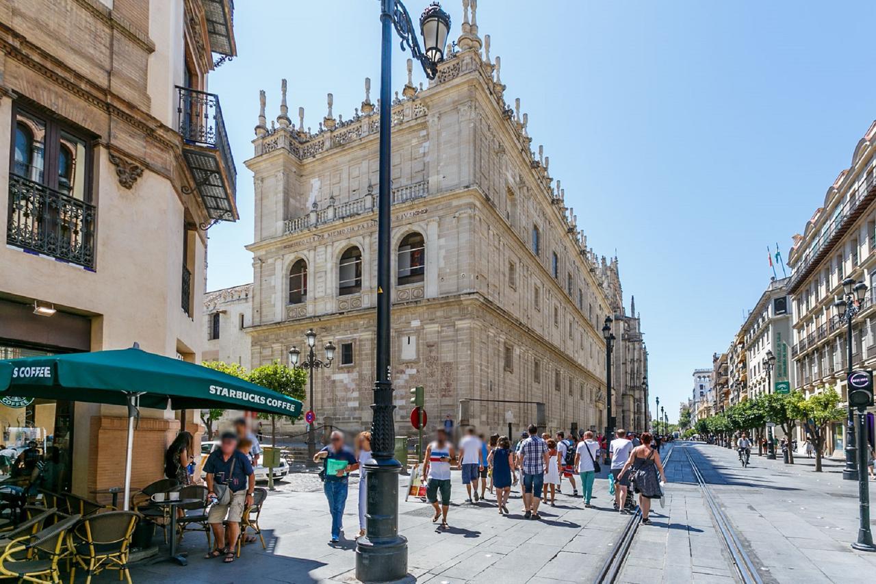 Apartamento Living By Cathedral Sevilla Oda fotoğraf